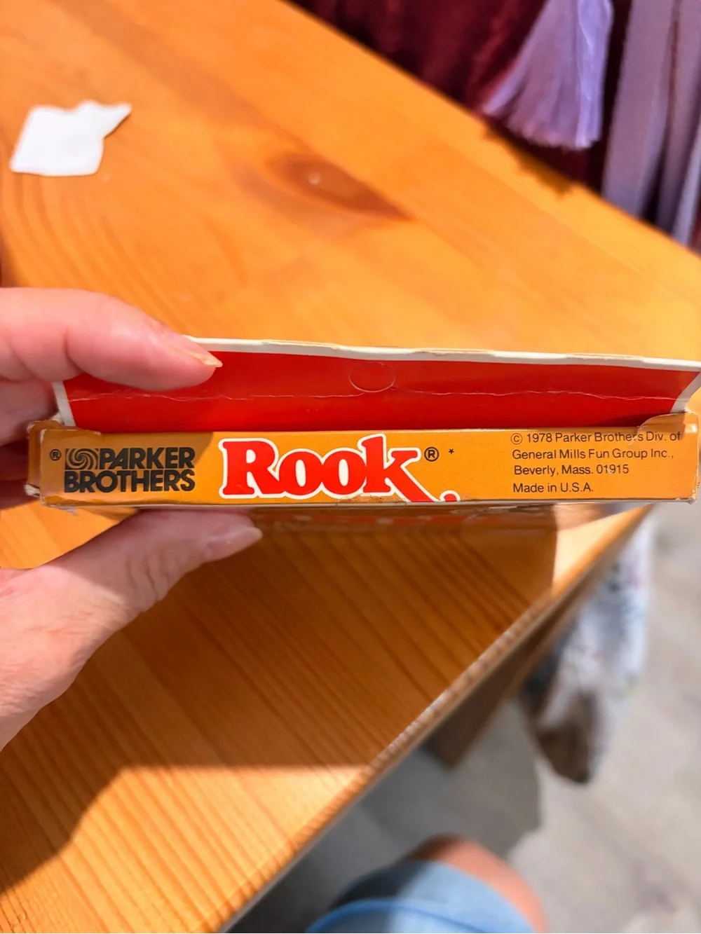 Parker Brothers Rook Card Game - Brown